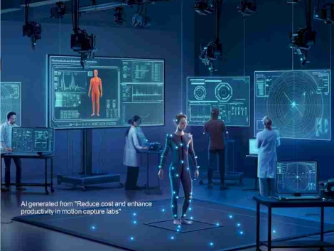 AI generated from "Reduce,Cost,Improve,Productivity,In,Motion,Capture,Research,Labs"